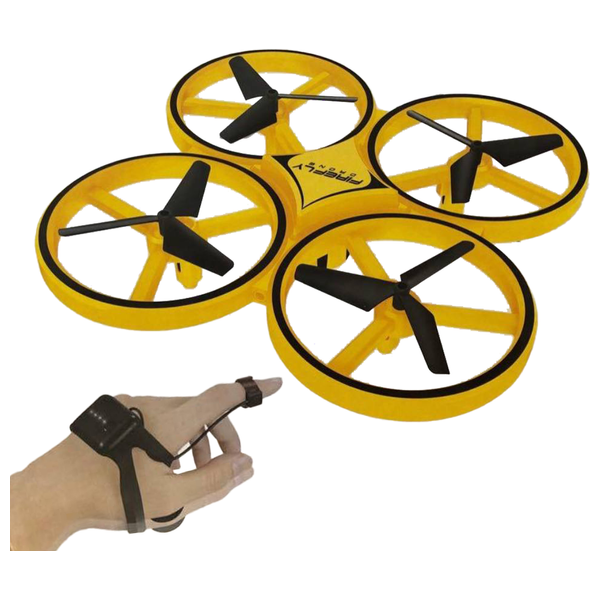 Hand Control RC Training Drone - Yellow