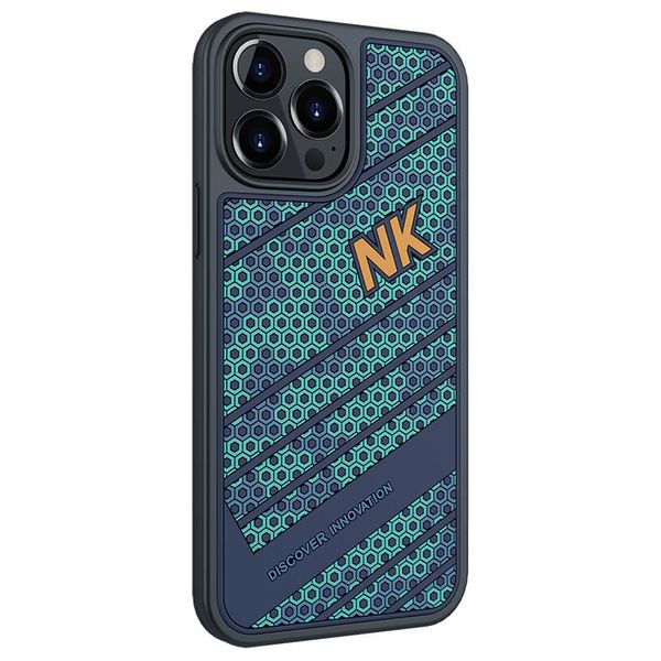  حافظة موبايل نيلكين لجهاز ايفون 13 برو ماكس - 6902048223660 - ازرق 