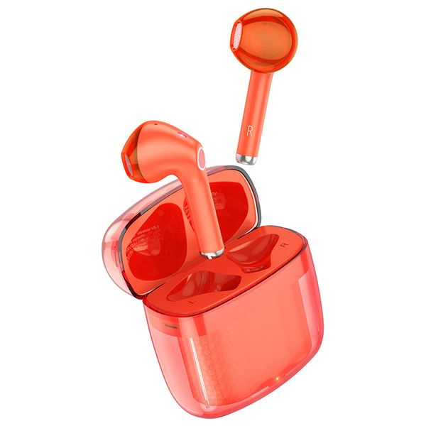 HOCO Ew15-Red - Bluetooth Headphone In Ear - Red