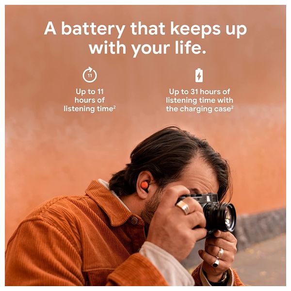  سماعة بلوتوث داخل الاذن جوجل - 5a34l - اسود 