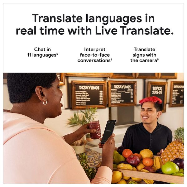  جوجل Pixel 6a - سيم - 128/6 كيكابايت - ابيض 