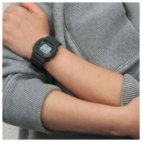  Casio Watch BLX-560VH-1DR For Men - Digital Display, Resin Band - Gray 