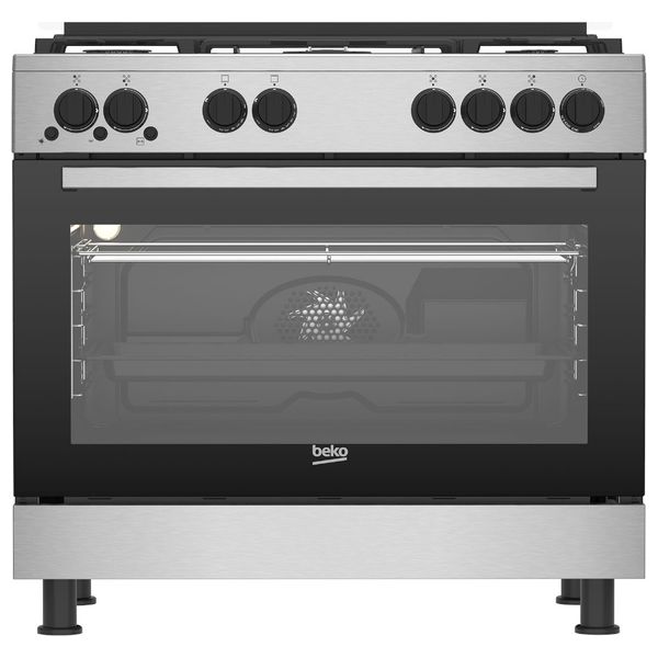 طباخ غازي بيكو - 5 مشاعل - GG15114DXNS - ستانلس ستيل