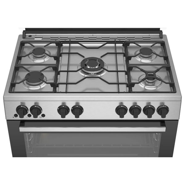 طباخ غازي بيكو - 5 مشاعل - GG15114DXNS - ستانلس ستيل