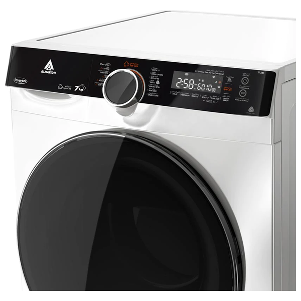 Alhafidh 7FLW80 - 7Kg - 1400RPM - Front Loading Washing Machine - White