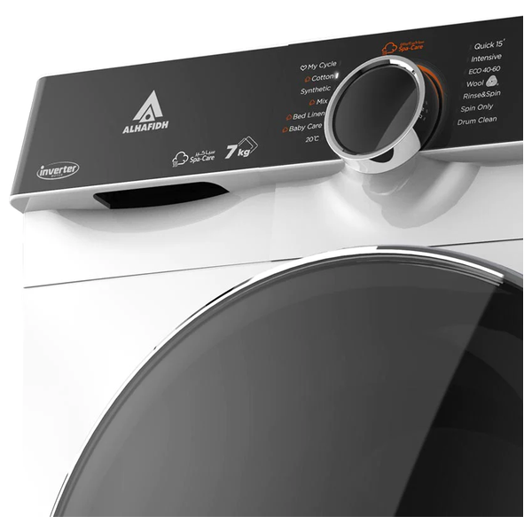 Alhafidh 7FLW80 - 7Kg - 1400RPM - Front Loading Washing Machine - White