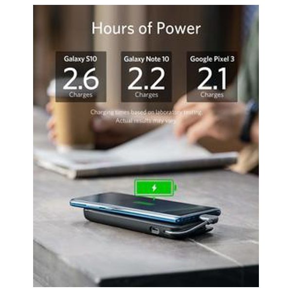 شاحن محمول انكر - A1221H11 - 10000mah - اسود