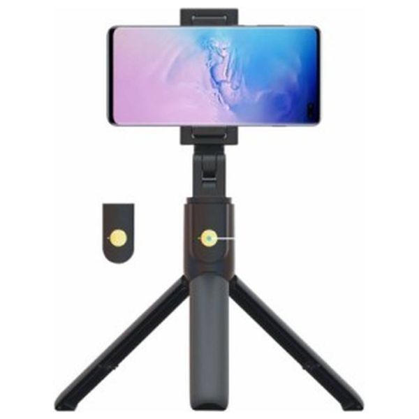 عصا سيلفي مع حامل ثلاثي بورودو - اسود - PD-UBTSV3-BK