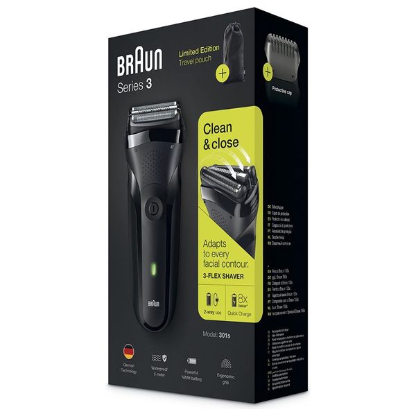 ماكنة حلاقة براون - 301S - اسود