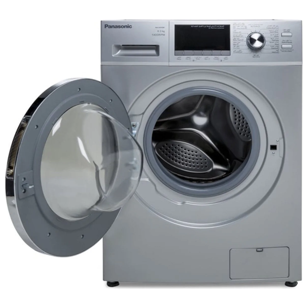 غسالة ومجففة باناسونيك فتحة امامية - 8/4 كغم - 1400 دورة بالدقيقة - NA-S085M1LAS - سلفر