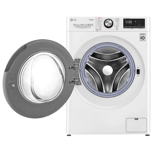 LG WV9142WRP - 10.5Kg - 1400RPM - Front Loading Washing Machine - White