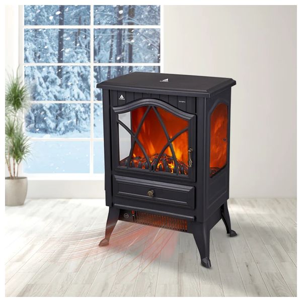 Alhafidh Fire Place Heater - EH18FP2 - Black