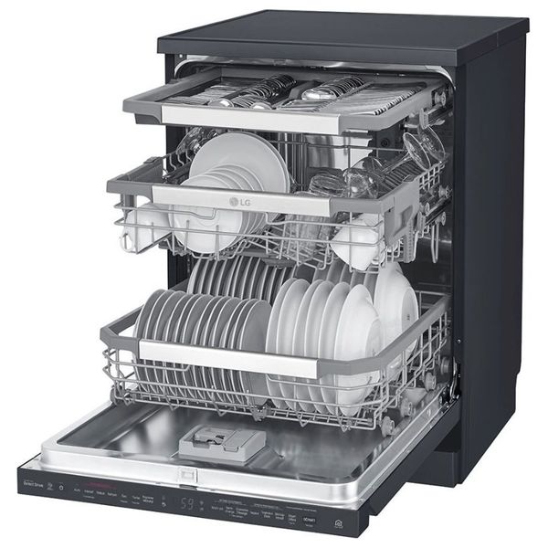 غسالة صحون ال جي - 14 سيت - DFB325HM - اسود