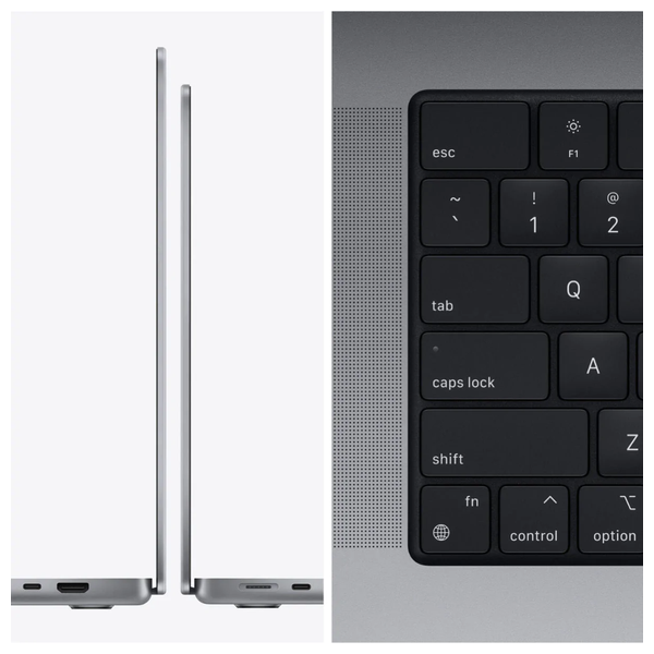 لابتوب ابل MacBook Pro 16.2" - M1Pro 10-Core - رصاصي