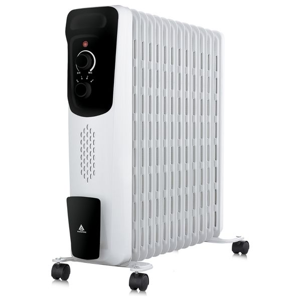 Alhafidh Heater - OHHA-13LWG - Oil-Filled Radiator - White