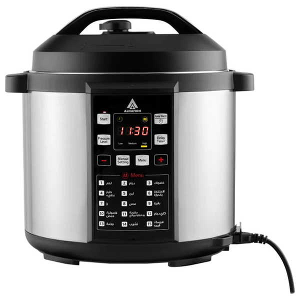 AlHafidh PC6 - Pressure Cooker 6 Liter - Silver