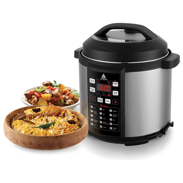 AlHafidh PC6 - Pressure Cooker 6 Liter - Silver