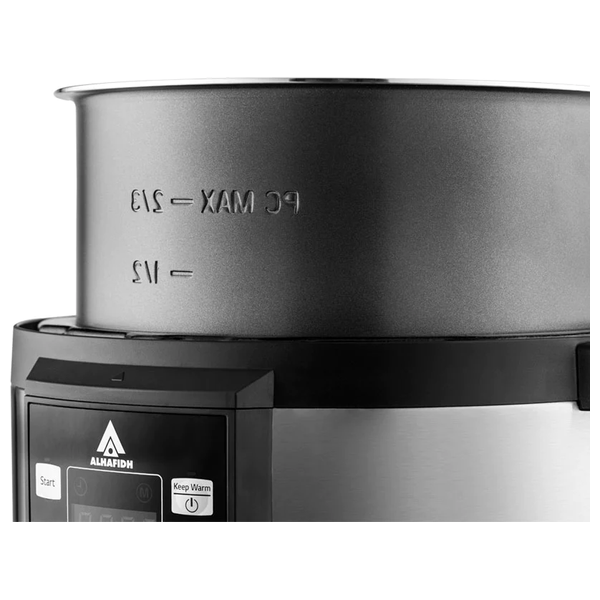 AlHafidh PC6 - Pressure Cooker 6 Liter - Silver