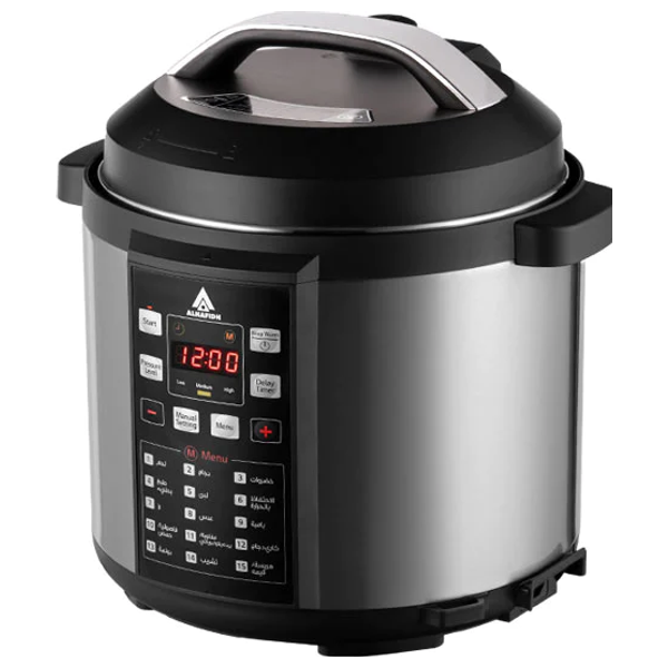 AlHafidh PC6 - Pressure Cooker 6 Liter - Silver
