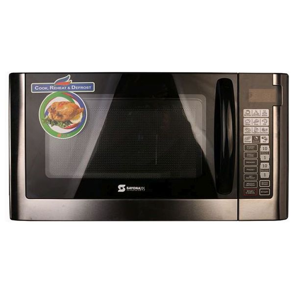 مايكرويف سايونا حراري مع مشواة - 30 لتر - SMO-4231 - اسود