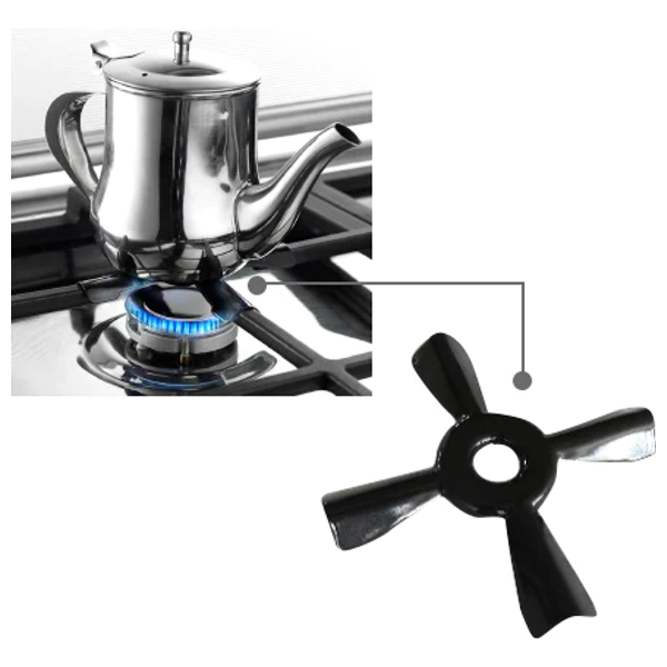 Electrolux EKG913A2OX - 5 Burners - Gas Cooker - Silver