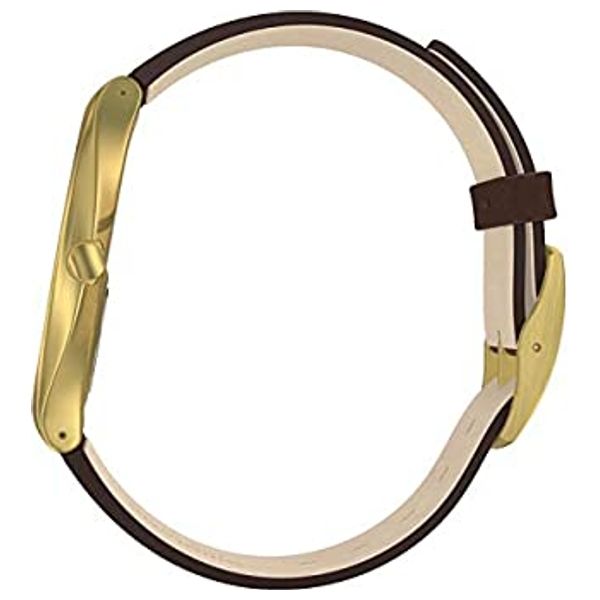  Swatch Watch SS07G100 For Men - Analog Display, Leather Band - Walnut 