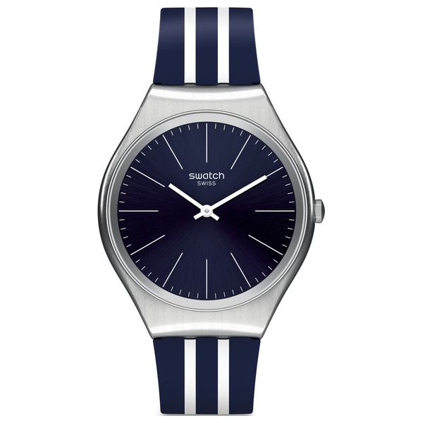  Swatch Watch SYXS106 For Unisex - Analog Display, Silicone Band - Blue 