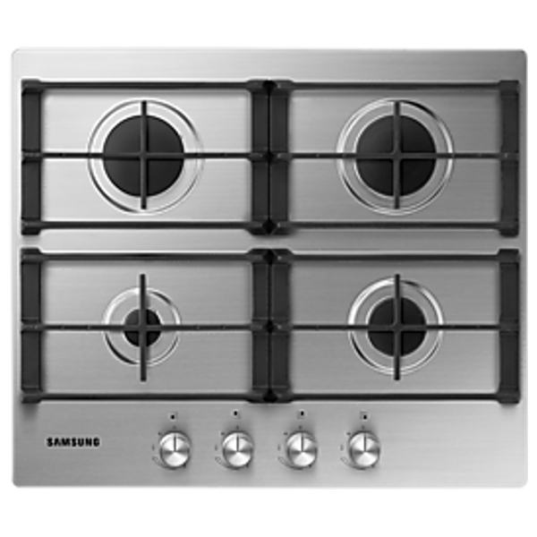 طباخ داخلي سامسونج غازي - 4 مشاعل - NA64H3010AS - ستانلس ستيل