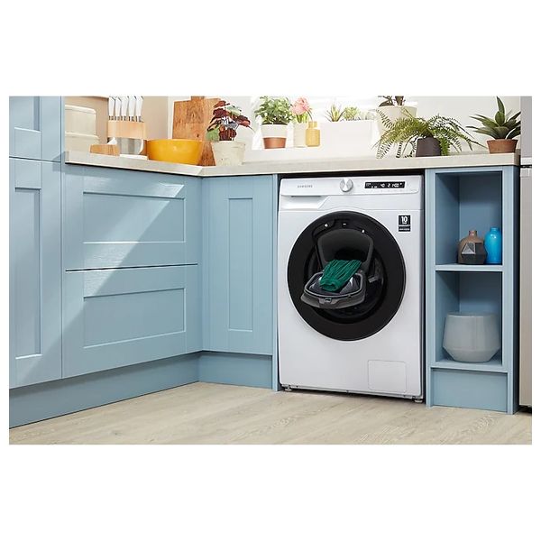 غسالة سامسونج فتحة امامية - 9 كغم - 1400 دورة بالدقيقة - WW90T554DAW - ابيض