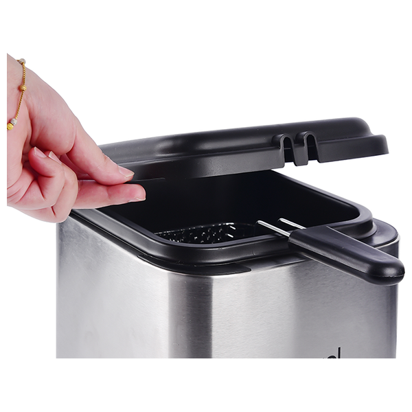 قلاية نوال كهربائية - FRY-5057 - سلفر