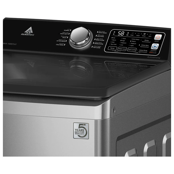 غسالة الحافظ فتحة علوية - 20 كغم - WMHA-2088STL62 - سلفر