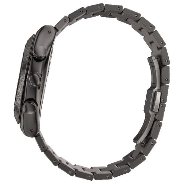  Swatch Watch YVM405G For Men - Analog Display, Stainless Steel Band - Gray 